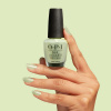 OPI AppointMINT Confirmed - Light green shimmer polish OPI AppointMINT Confirmed - Light green shimmering nail polish with minty undertone for a modern and refreshing look