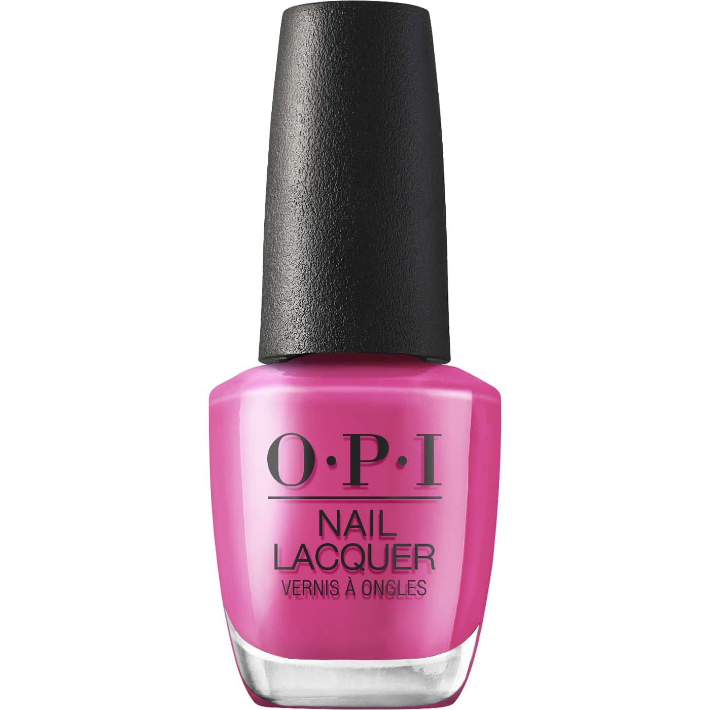 opi opicons strawberry cosmo nail polish in vibrant berry pink shade with rich color and smooth even surface