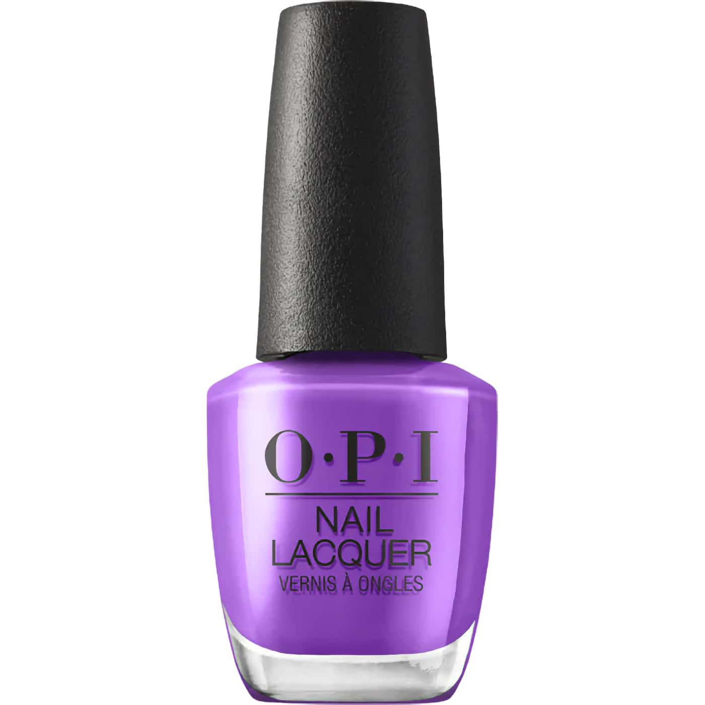 opi trip to the brite side glowin on vacay purple nail polish with creamy finish and vibrant violet tone