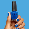 vibrant ocean blue shade with glossy shine opi trip to the brite side sea-ze the day blue nail polish with vibrant ocean blue tone and glossy finish