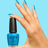 shimmering turquoise blue shade with radiant shine opi trip to the brite side sky blue''s the limit turquoise blue nail polish with shimmering glossy finish