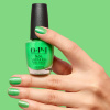 lime green shimmer shade with vibrant sparkle opi trip to the brite side lime of my life lime green nail polish with silver shimmer and vibrant glow