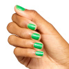 lime green shimmer shade with vibrant sparkle opi trip to the brite side lime of my life lime green nail polish with silver shimmer and vibrant glow