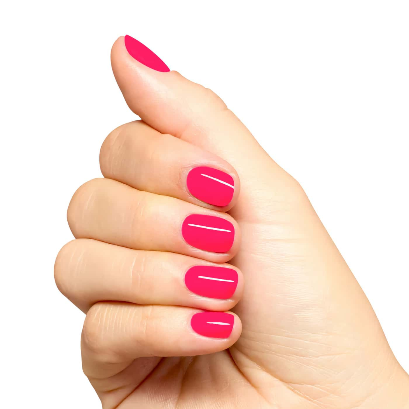 opi trip to the brite side bright where i belong! neon pink nail polish with glossy crème finish