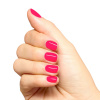 bold neon pink summer nail shade opi trip to the brite side bright where i belong! neon pink nail polish with glossy crème finish