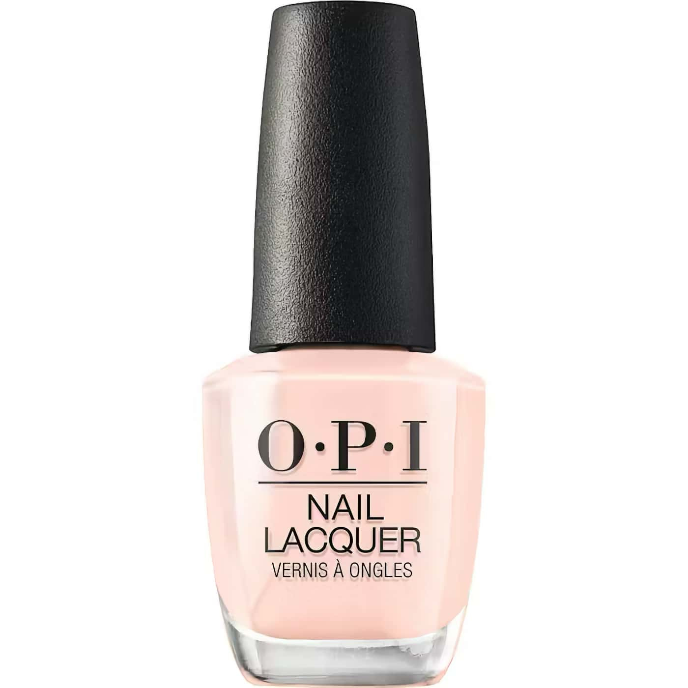 OPI Bubble Bath nail polish soft sheer pink nude for natural manicure
