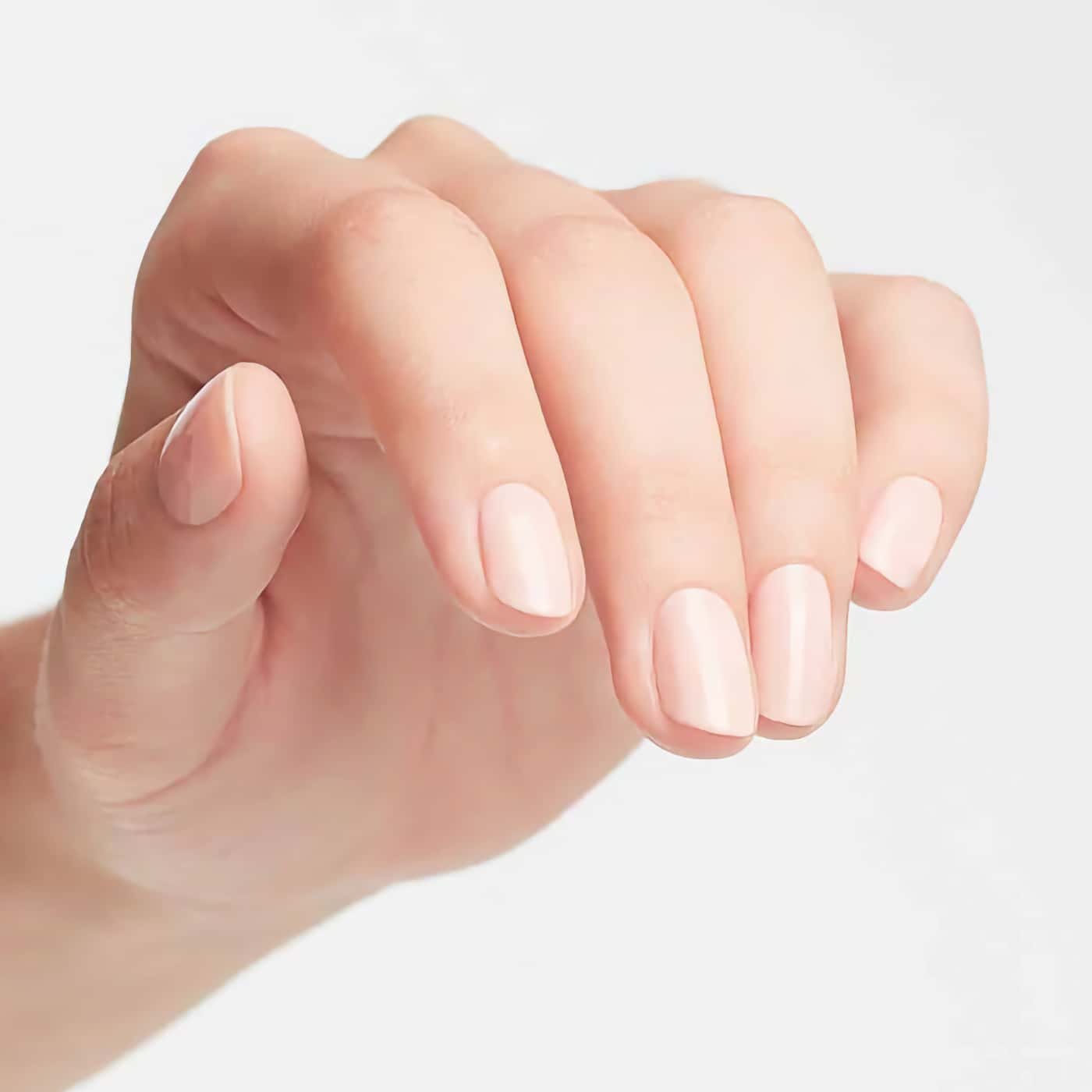 OPI Bubble Bath nail polish soft sheer pink nude for natural manicure