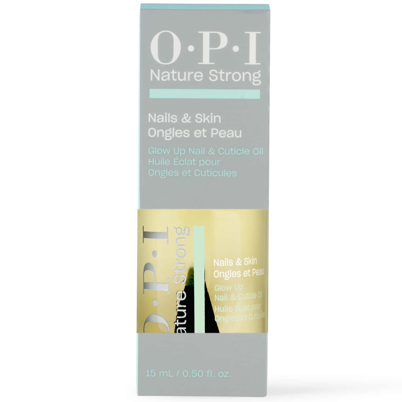 OPI Nature Strong Glow up Nail & Cuticle Oil 15 ml nail oil with brush for cuticles and nail care