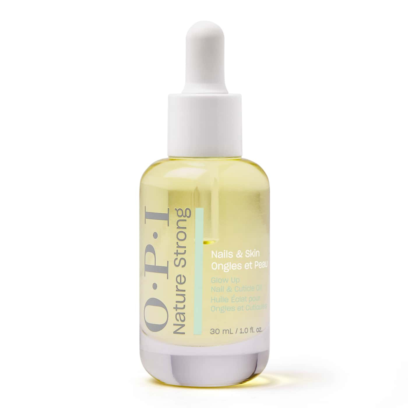 OPI Nature Strong Glow up Nail & Cuticle Oil 30 ml nail oil with dropper for cuticles and nail care