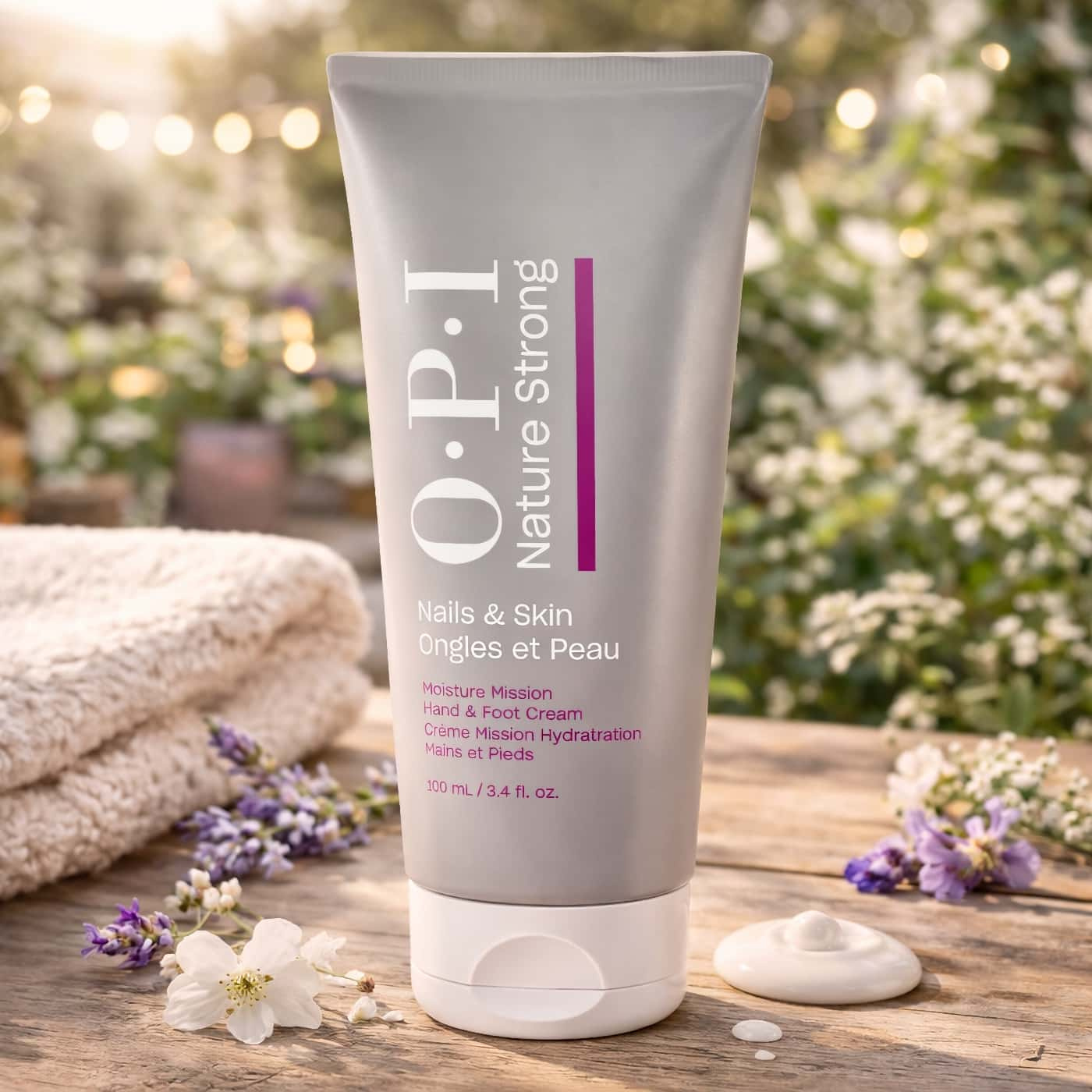 OPI Nature Strong Moisture Mission Hand & Foot Cream 100 ml hydrating cream for dry hands and feet